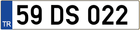 Truck License Plate
